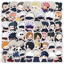 10/30/60pcs Cute Anime Q Version Jujutsu Kaisen Stickers Kawaii Gojo Satoru Decals DIY Guitar Laptop Suitcase Cartoon Sticker