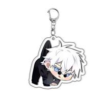 Anime Jujutsu Kaisen Acrylic Keychain Cute Cartoon Figures Pendant Souvenir Gifts For Fans Otaku Collection Toys For Boys Girls 55mm