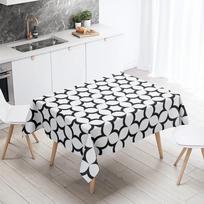 Stačiakampis Juodas ir Baltas Geometrinis Paprastas Staltiesė Vandeniui Atsparus Vestuvių Restorano Stalo Dekoravimas Virtuvės Namų 100x145cm gray