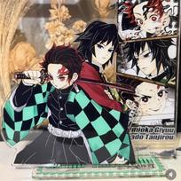 Tanjiro Giyuu Acrylic Stand High-value Anime Peripheral Tomioka Giyuu Kamado Tanjiro Student Desk Ornament Gift Toy