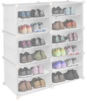 PETRA modular shoe cabinet, white