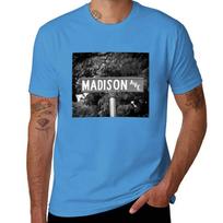 A Street Sign Named Madison T-Shirt anime vintage clothes Blouse t shirt for men XXL