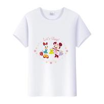 Casual Disney Cartoon Minnie Summer Blouses Men T-shirt White 2000s Tees Women Tshirt Ladies Mickey Mouse Tops Oversized Clothes XXXL