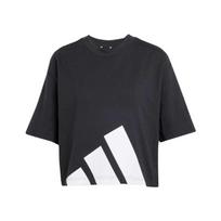 Adidas Essentials Loose Fit Crew Neck Comfortable Short Sleeve Drop Shoulder T-Shirt Women T-Shirts Black JG8736 S black