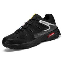Outdoor Hiking Shoes Men Anti-slip Low-top Sports Shoes Men Lace-up Comfortable Soft Breathable Casual Walking Shoes Men 40