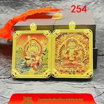 Tibetan Jiuhua Ksitigarbha Eight Deities Thangka Bracelet Pendant Necklace Bare Pendant