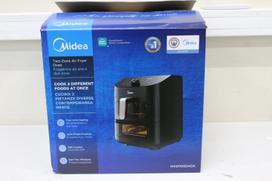 SALE OUT. Midea MAD1100DADK Air fryer digital,Two-zone cavity, 6.4L + 4.4L | SALE OUT. Midea Two Zone Airfryer | MAD1100DADK | P