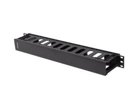 Lanberg 19" Cable managmement 1U, Type A, Plastic | AK-1703-B | Black