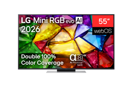 LG 55MRGB87B3B 55" (139 cm) 4K Mini RGB evo Smart TV | LG