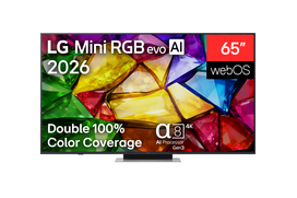 LG 65MRGB87B3B 65" (164 cm) 4K Mini RGB evo Smart TV | LG
