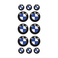 BMW Apvalus 3D Automobilio Logotipas Atspindintis Vandeniui Atsparus Lipdukas S1000 RR R1250 GS Motociklui Lenktynių Dekoracija Minkštas Lipdukas