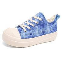 Versatile Low Cut Breathable Board Shoes Thick Sole Height Increasing Lightweight Soft Sole for Autumn Comfort 39