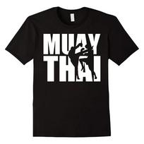 Summer Cool Tee Shirt Muay Thai Fighters Cotton T-shirt Men Short Sleeves Tshirt Tees - Men's Summer Cotton Graphic Tee S įvairiaspalvis