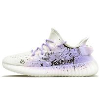 Adidas Originals Yeezy Boost 350 V2 Abrasion Resistant Low top Casual Shoes Unisex White HQ6316(Team401-) 37⅓