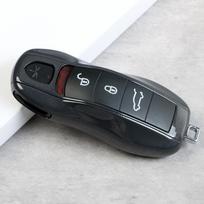 Porsche Agate Grey Key Shell for Cayenne, Macan, 911, Panamera, 718/Taycan