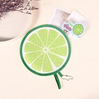 Round Foldable Hand Fans Fruit Style Handheld Folding Fan Portable Pocket Cooling Fans For Summer Events Outdoor Travel Supplies A7
