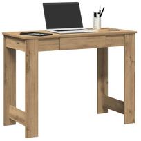 Desk, Artisan Oak, 100X45X75 Cm, Wood-Based Material