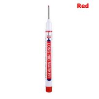 1pcs 20MM Red/Black/Blue/White/Green Ink Long Head Markers Bathroom Woodworking Decoration Multi-purpose Deep Hole Marker Pens