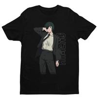 Anime Himeno ChainsawMan Black T Shirt Size S - 5XL XL