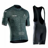 Unisex Cycling Jersey Shorts Set Breathable Bike Apparel Mountain Road Biking Small