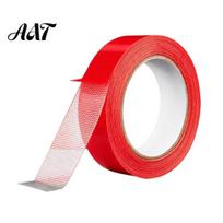 Strong Adhesive Tape 5/10/20M Heavy Duty Double-Sided Tape, Waterproof Mesh Fabric High Clear Double Sided Adhesion for Curtains, Carpets, Crafts and 2cm A