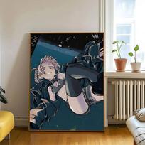 Anime Call of the Night Nazuna Nanakusa  Sticky Posters Retro Kraft Paper Sticker DIY Room Bar Cafe Aesthetic Art Wall Painting 10x15cm No Frame