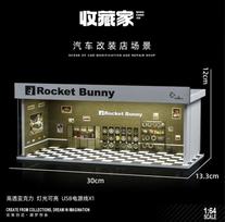 Collector 1:64 Assembly Simulation Miniature Garage Dustproof Storage Car Model Display Scene Collection Storage Model