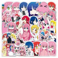 10/30/50pcs Cute BOCCHI THE ROCK! Anime Stickers Decals Waterproof DIY Water Bottle Guitar Phone Laptop Kawaii Cartoon Sticker