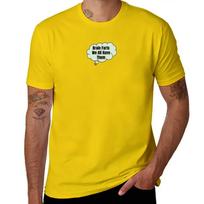 Brain Fart Sticker T-Shirt anime heavyweights Men's cotton t-shirt XXXL