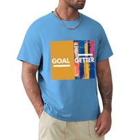 Goal Getter T-Shirt rapper graphic tees anime oversized t shirt vintage anime shirt black t shirts for men S