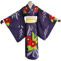 Anime Demon Slayer Kimetsu no Yaiba Cosplay Costume Tamayo Uniform Kimono Halloween Carnival Party Clothes Outfit Suit L