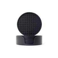 Silikoninis padėkliukas apvalus neslystantis sutirštintas stalo vandens puodelio karštas izoliacinis kilimėlis arbatos puodelio kilimėlis rinkinys 10cm*10cm*0.5cm
