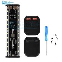 22.5W 5V/9V/12V 8X 18650 Type-C USB Battery Charger Case DIY Power Bank Box For Phone Electronic Charging Not Including Battery