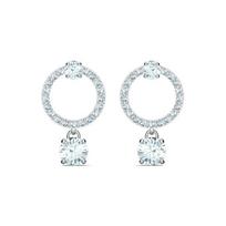 Swarovski Circle Attract Rodžiu dengti auskarai Moteriški auskarai Balti 5563278 Box (Random Color)