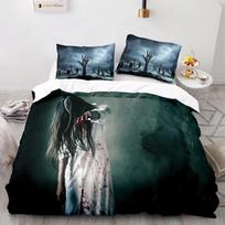 The Living Dead Bedding Set Zombie 3D Anime Duvet Cover Single Twin Full Queen King Size for Adult Kid Bedroom 70x133cm 2pcs