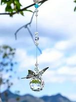 A beautiful butterfly crystal sun catcher in a set, perfect as a home decoration for Valentine's Day or birthday gifts