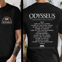 2026 Summer New Odyssey Mediterranean Tour HighQuality Fashion Comfortable Mens Printed Roundneck TShirt S