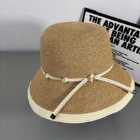 2026 Raffia Straw Hat for Female Summer fashion Version of the Sunscreen Big Hat Eaves Beach Seaside Vacation Sun Hat Foldable 56-58CM