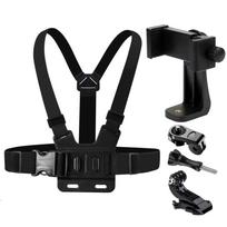 Phone Chest Strap Mount Belt for Iphone 14 Holder Mobile Smartphone for GoPro Hero 13 12 11 10 9 DJI Action Camera Live Shooting juoda