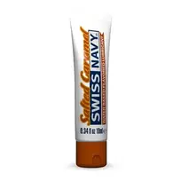 Swiss Navy System JO Edible Lubricant Salted Caramel 10ml Paraben-Free Formula