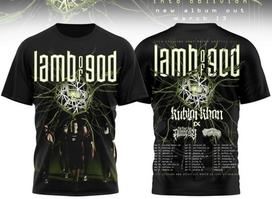 Lamb Of God Into Oblivion 2026 Tour Concert Tour Dates AOP T-Shirt PP2972 S