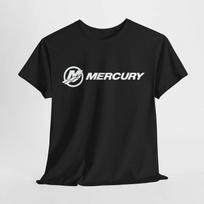 Mercury Boats Logotipo Marškinėliai Jūrinis Greitaeigis Laivas Žvejyba Jūroje Unisex Marškinėliai S-5XL L