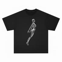 The Weeknd Silver Girl Statue Washed Vintage T-Shirt Hajime Sorayama Pop RapHeavyWeight Cotton Tee Men T shirt New Tshirt Womens S juoda