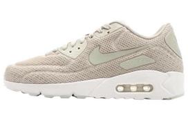 Nike Air Max 90 Ultra 2.0 amortizacija, atsparios dilimui žemakulnės laisvalaikio avalynė vyrams, šviesiai pilka 898010-002 43 white