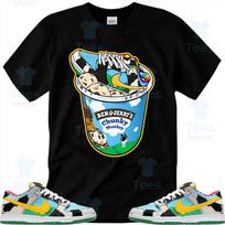 Chunky Dunky Pint T-Shirt Matching SB Dunk Low Ben & Jerry's Chunky Dunky -Black 2XL