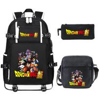 Large Capacity Universal Backpack Stylish Printed Anime School Bag Set for Students No specifications