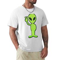 Alien Meme Alien Anime Alien Unisexga Alien Cartoon Tshirt Plus Size Short Sleeve Tshirt S