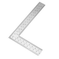 Mini Right Angle Ruler Double Sided Measuring Ruler Stainless Steel L-shaped Ruler  Leather Design 10x15cm