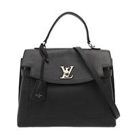 [Pre-Owned] Lockme Ever Single Handle Calfskin Handbag Clutch - Very Good #1GWDO04 ONE SIZE