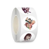 500pcs/Roll Anime DANDADAN Graffiti Stickers Cute Ayase Momo Cartoon Decals DIY Notebook Guitar Stationery Sealing Label Sticker
